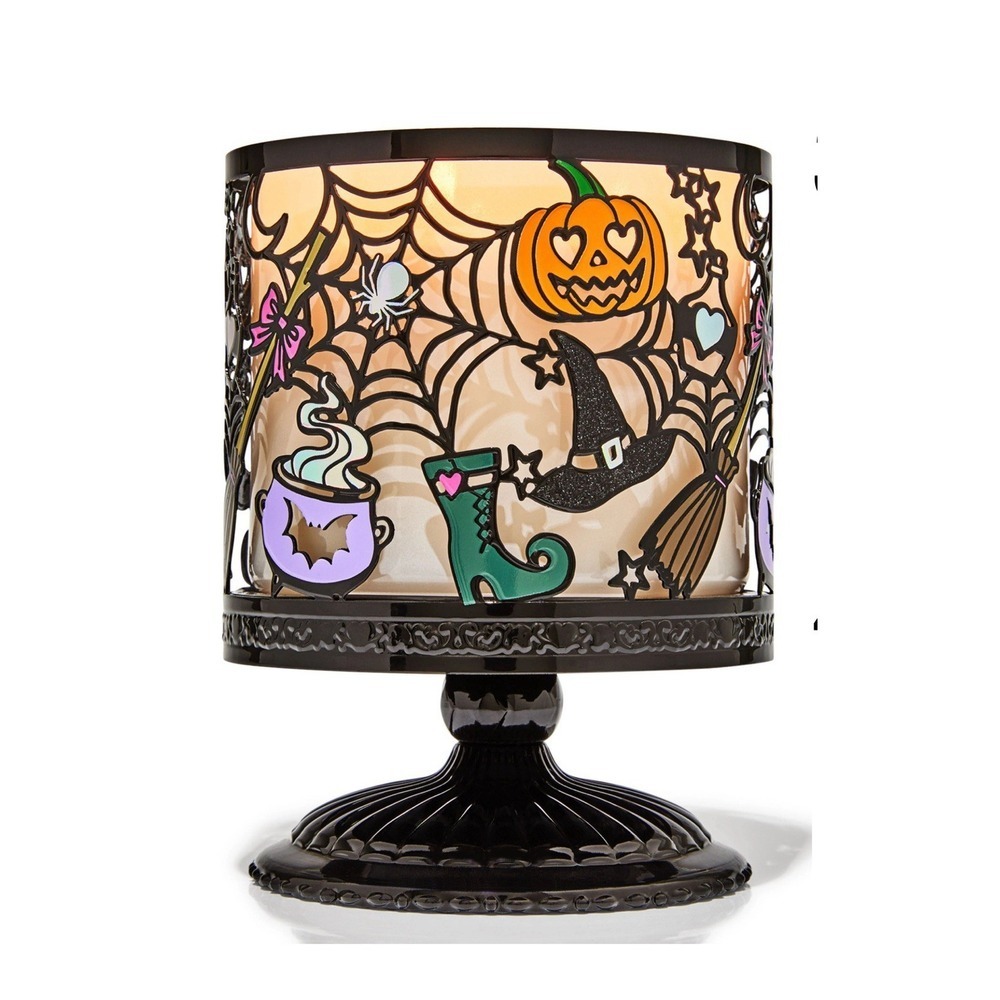 2025 Bath and Body Works Witch's Halloween 3-Wick Candle Holder